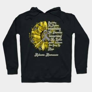 APHASIA AWARENESS Sunflower Supporting the fighter Hoodie